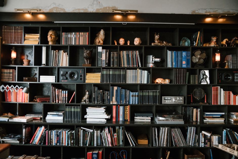 The Quiet Charm of a Collected Bookshelf
